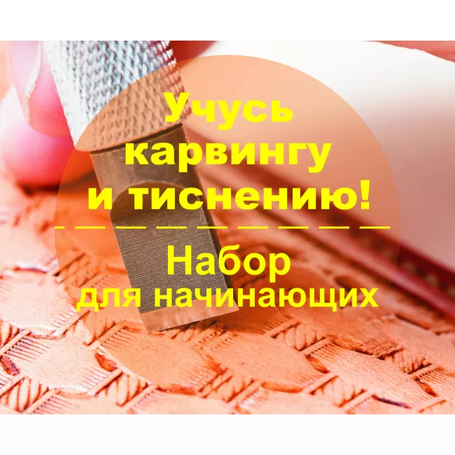 Набор для начинающих "Учусь карвингу и тиснению!" + ПОДАРОК - Набор кардин для тиснения!