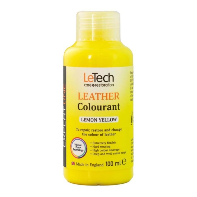 Краска для кожи Leather Colourant (Lemon Yellow) 100 мл Краска для кожи Leather Colourant (Lemon Yellow) 100 мл