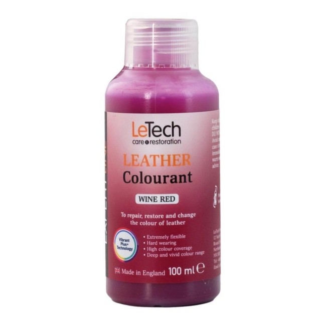 Краска для кожи Leather Colourant (Wine Red) 100 мл Краска для кожи Leather Colourant (Wine Red) 100 мл