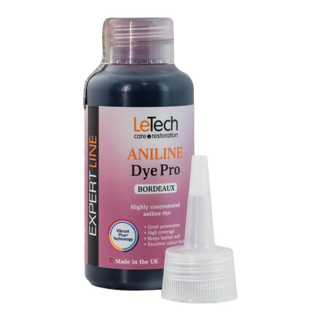 Проникающая краска для кожи Leather Aniline Dye Pro (Aniline-Bordeaux) 100 мл Проникающая краска для кожи Leather Aniline Dye Pro (Aniline-Bordeaux) 100 мл