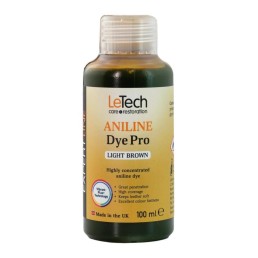 Проникающая краска для кожи Leather Aniline Dye Pro (Aniline-Light Brown) 100 мл