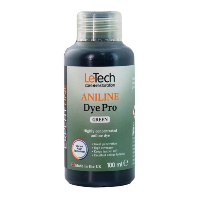 Проникающая краска для кожи Leather Aniline Dye Pro (Aniline-Green) 100 мл Проникающая краска для кожи Leather Aniline Dye Pro (Aniline-Green) 100 мл