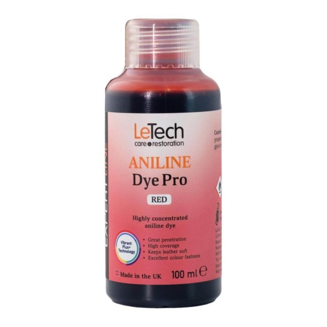 Проникающая краска для кожи Leather Aniline Dye Pro (Aniline-Red) 100 мл Проникающая краска для кожи Leather Aniline Dye Pro (Aniline-Red) 100 мл