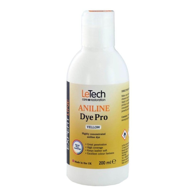 Проникающая краска для кожи Leather Aniline Dye Pro (Aniline-Yellow) 200 мл Проникающая краска для кожи Leather Aniline Dye Pro (Aniline-Yellow) 200 мл