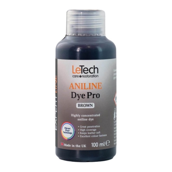 Проникающая краска для кожи Leather Aniline Dye Pro (Aniline-Brown) 100 мл Проникающая краска для кожи Leather Aniline Dye Pro (Aniline-Brown) 100 мл