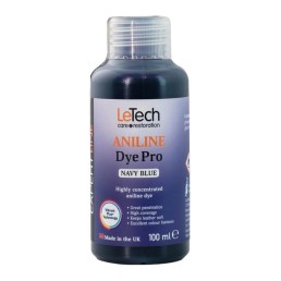 Проникающая краска для кожи Leather Aniline Dye Pro (Aniline-Navy Blue) 100 мл