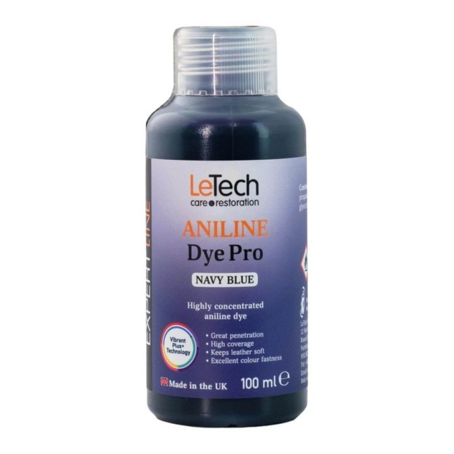 Проникающая краска для кожи Leather Aniline Dye Pro (Aniline-Navy Blue) 100 мл Проникающая краска для кожи Leather Aniline Dye Pro (Aniline-Navy Blue) 100 мл