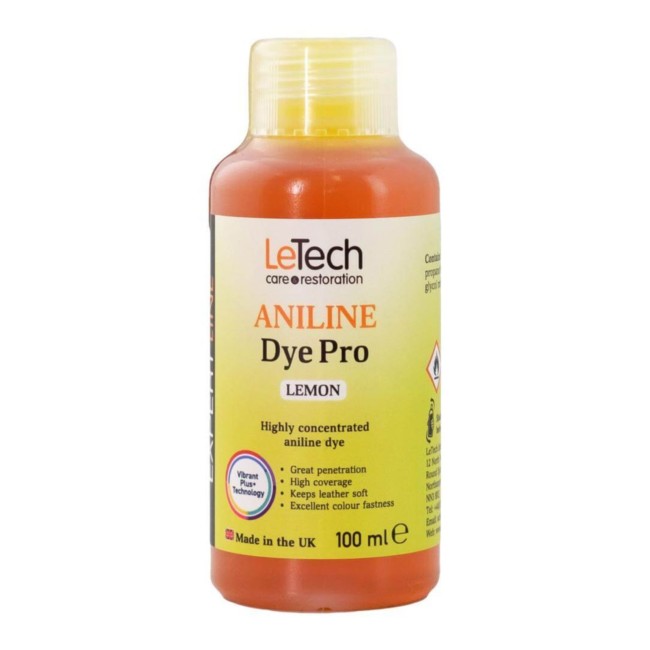 Проникающая краска для кожи Leather Aniline Dye Pro (Aniline-Lemon) 100 мл Проникающая краска для кожи Leather Aniline Dye Pro (Aniline-Lemon) 100 мл