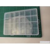 Органайзер для фурнитуры и мелочи пластиковый NN 190х130х20 мм 24 ячейки