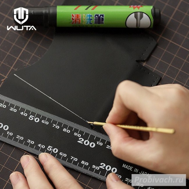 Стержень с серебристыми чернилами Wuta + стирающий маркер для разметки