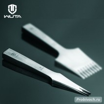 Пробойник строчный Wuta 3 мм 2 зуба французского (европейского) типа полированный