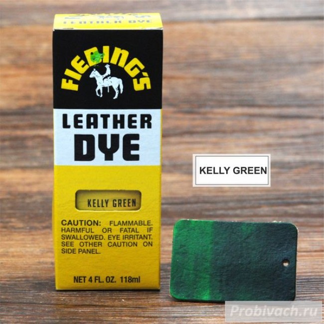 Краска для кожи Fiebings Leather Dye 118 ml цвет Kelly Green