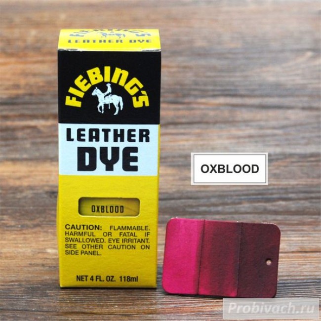 Краска для кожи Fiebings Leather Dye 118 ml цвет Oxblood