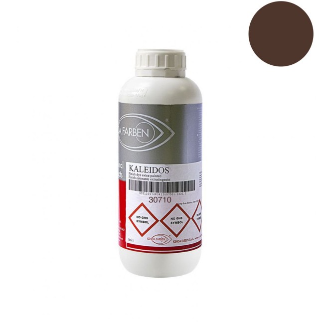 Покрывная крем-краска для кожи на водной основе KALEIDOS 30710 тёмно-коричневый розлив 100 ml Kenda Farben Италия