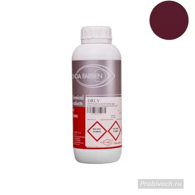 Краска для уреза ORLY 357151 цв.бордовый розлив 0,1 кг Kenda Farben Италия