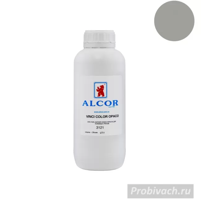 Краска для уреза VINCI COLOR OPACO цв.3121 СЕРЫЙ матовый розлив 0,1 кг ALCOR Италия