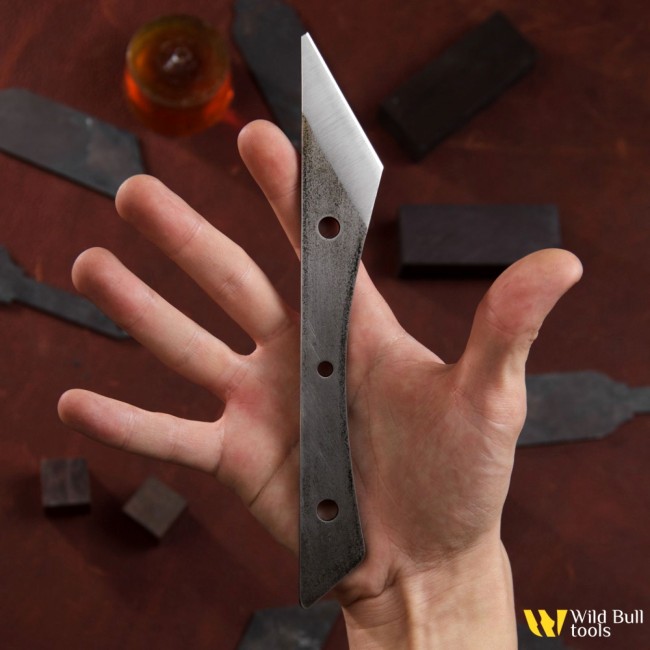 Шорный нож без ручки Wild Bull Tools киридаши