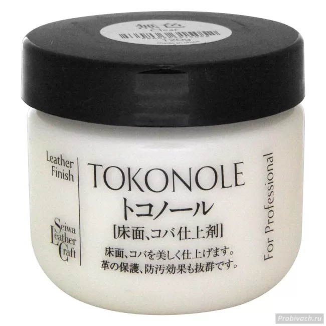 Средство для полировки урезов Tokonole/Токонол Оригинал от Seiwa Япония 120 г бесцветный